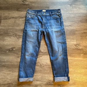 MOTHER The Drop Out Tequila Dropout Cropped Jeans